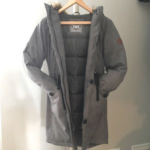 PGD parka by Plenty (size S, gray, down filled)
